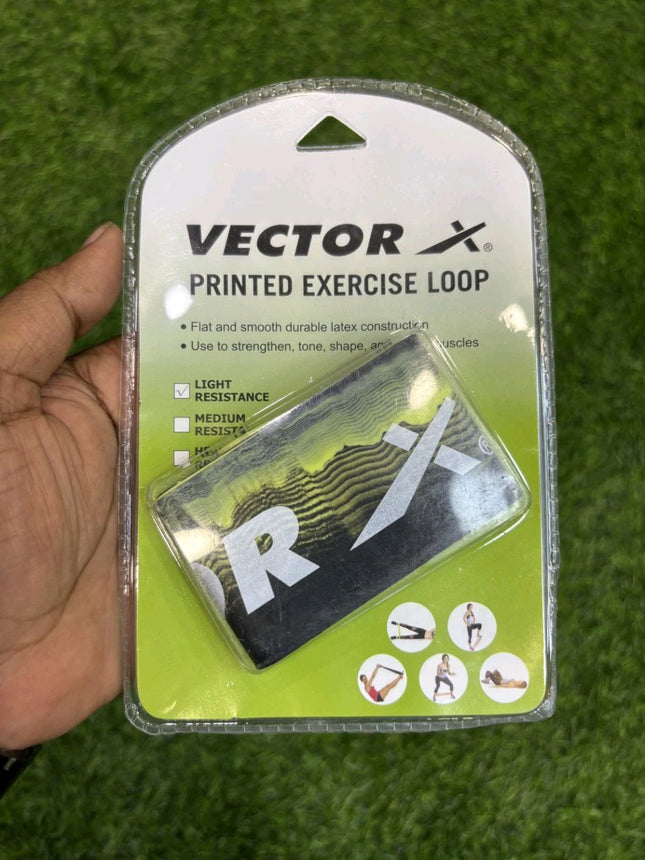 Vector X Latex Exercise Loop Band Printed