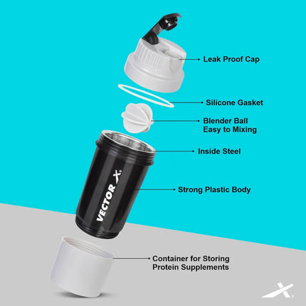 Vector X Gym Shaker Bottle Thunder